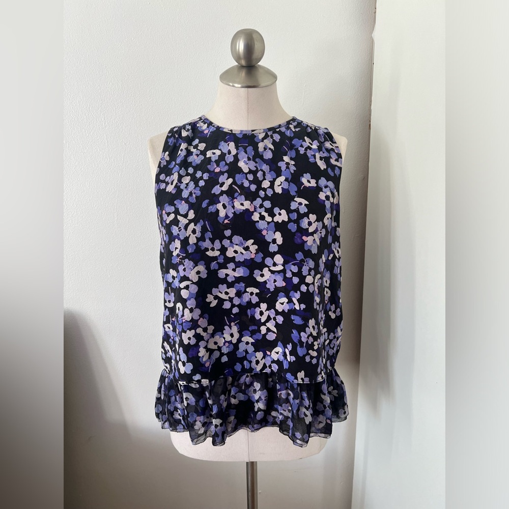 Kate Spade Sleeveless Floral Blouse
